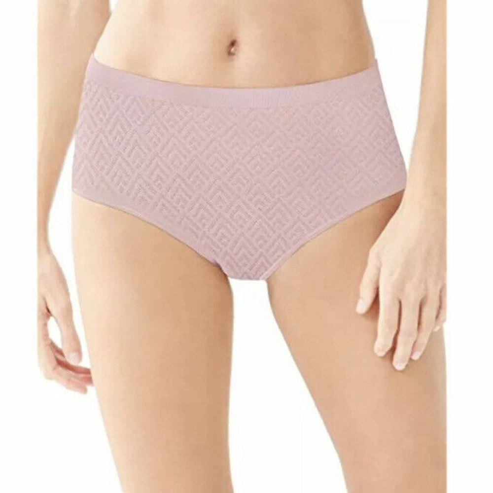New Bali Sz 6/7 Seamless Microfiber Brief Womans Comfort Revolution 803J Pink